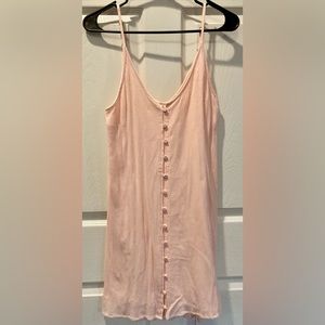 Roxy cotton candy pink strappy dress XS